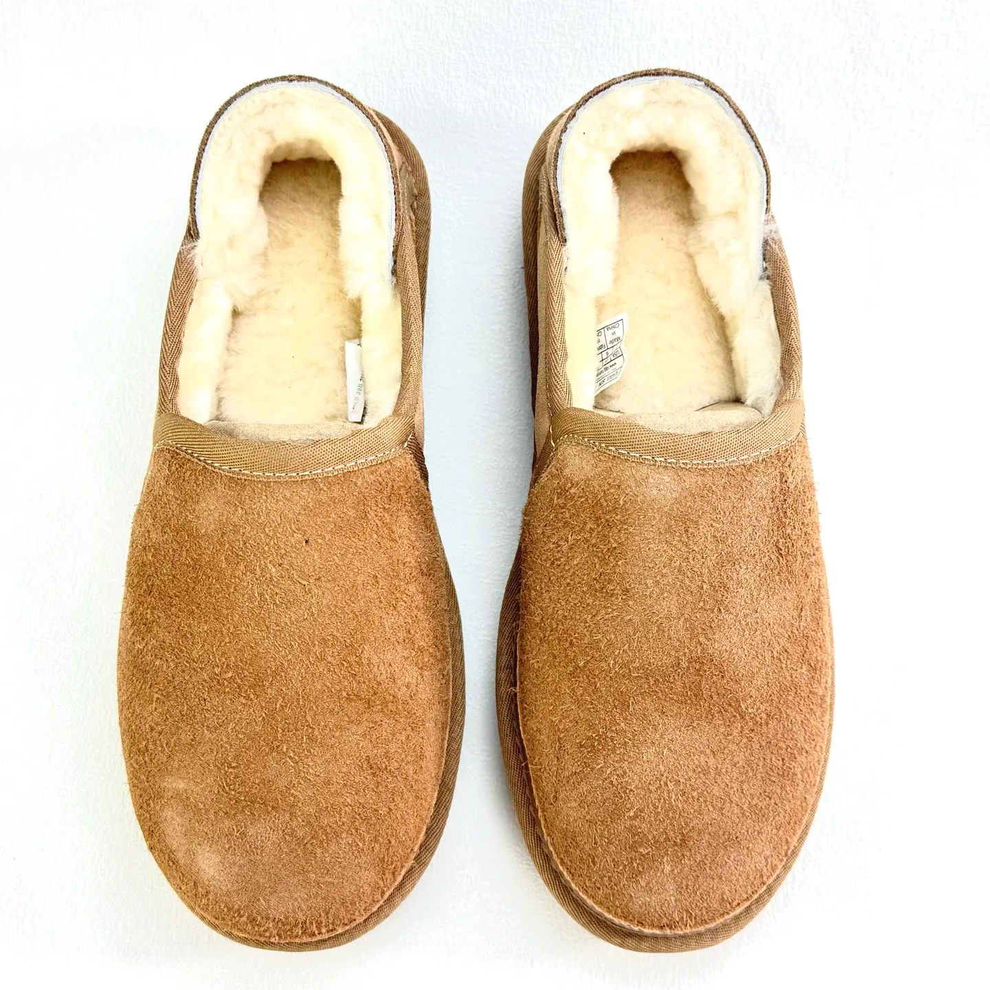 Local 💰480 supports delivery platform operation! Ugg men's slip-on series, cow suede surface with wool lining, warm and comfortable, easy to put on and take off# Size: 39 40 41 42 43 44 45#